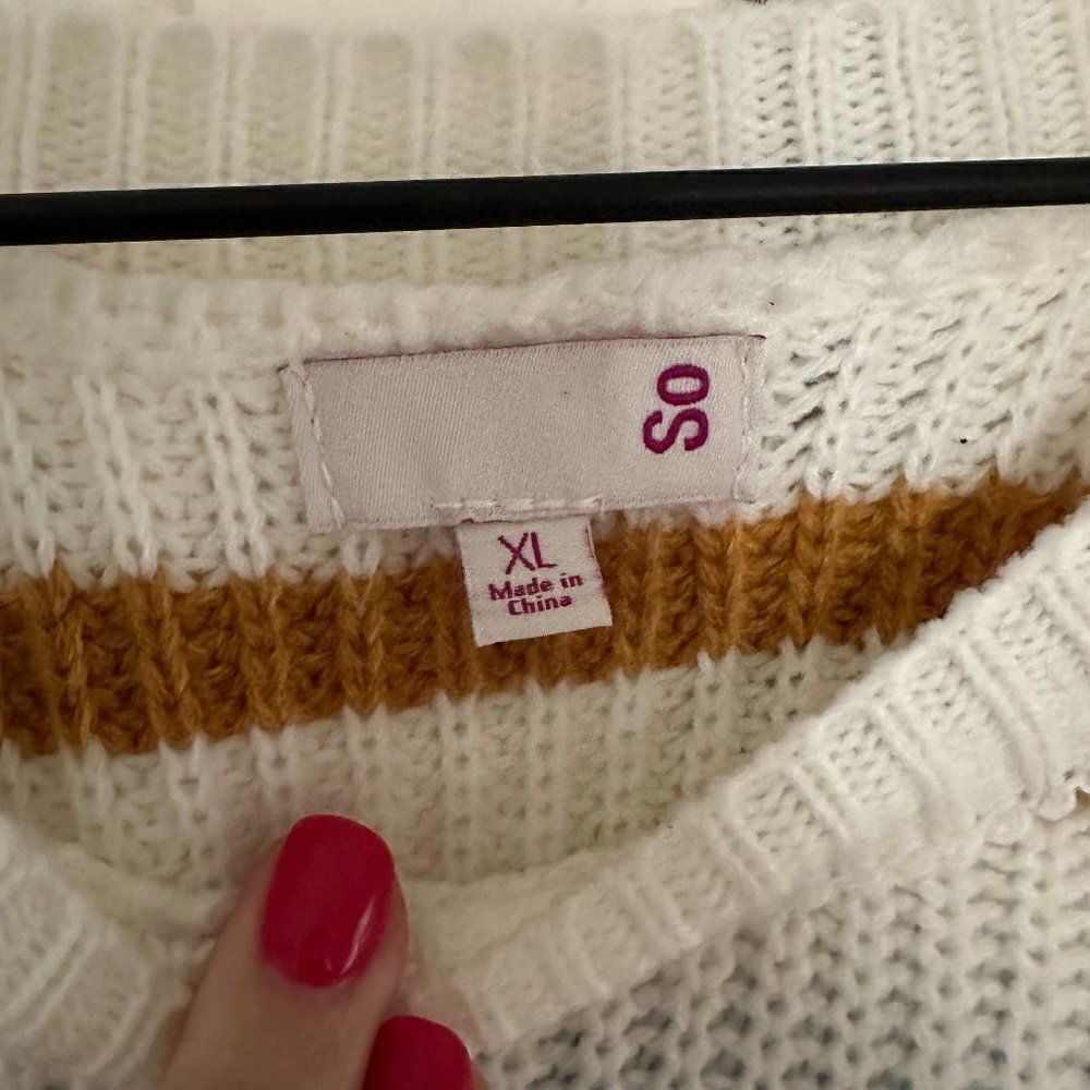 So Colorful Striped Sweater - Picture 2 of 5